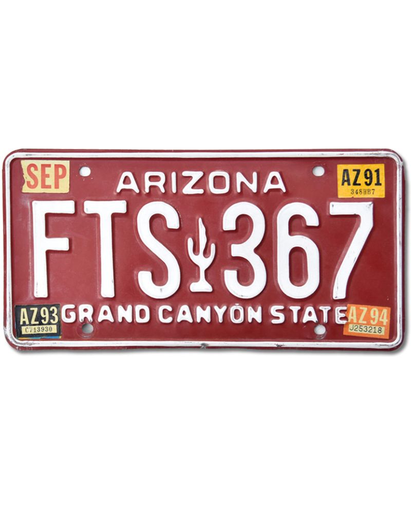 Americká SPZ Arizona Cactus FTS 367