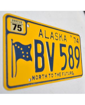 Americká SPZ Alaska 1974 North to The Future BV 589