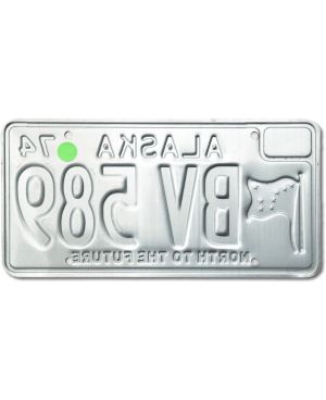 Americká SPZ Alaska 1974 North to The Future BV 589