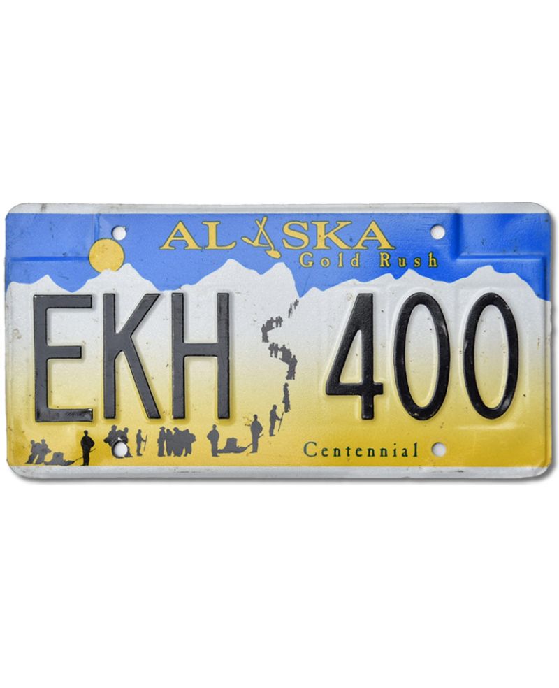 Americká SPZ Alaska Gold Rush EKH 400