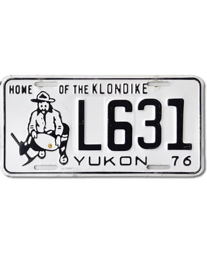 Kanadská SPZ Yukon 1976 Home Of The Klondike L631