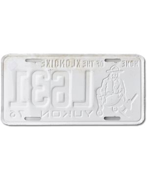 copy of Kanadyjska tablica rejestracyjna Yukon The Klondike JJF35