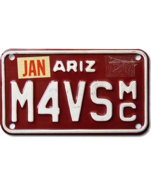 Motocyklowa Tablica Rejestracyjna USA Arizona M4VS MC