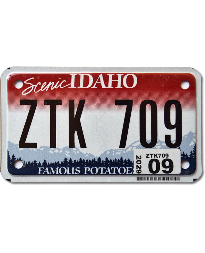 Moto americká SPZ Idaho ZTK 709