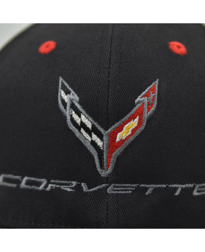Czapka z daszkiem Chevrolet Corvette C7 Structured Black