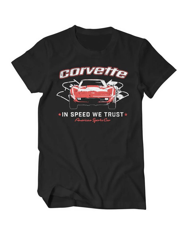 Koszulka męska Corvette In speed We Trust