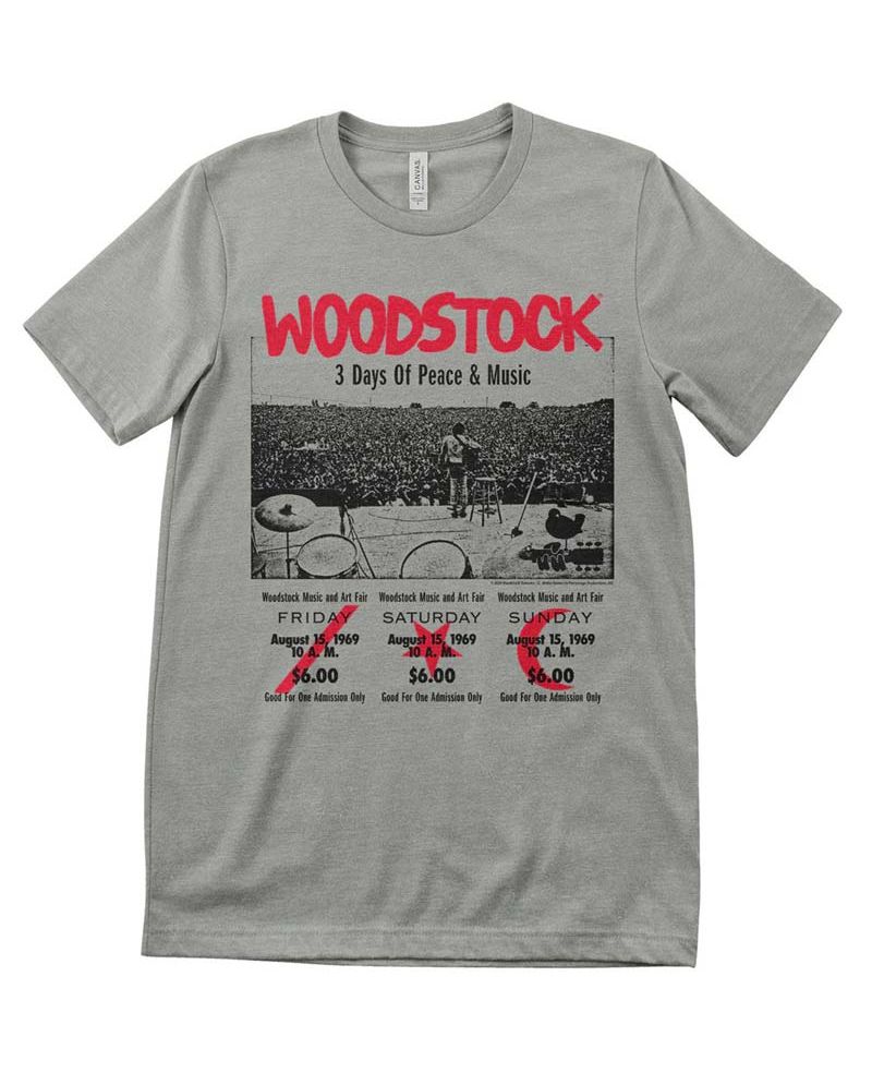Koszulka męska Woodstock 3 Day Ticket