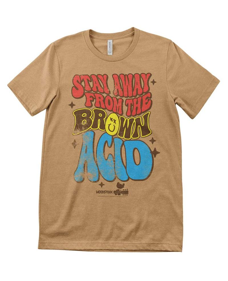Pánské tričko Woodstock Brown Acid