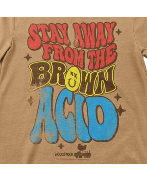 Koszulka męska Woodstock Brown Acid