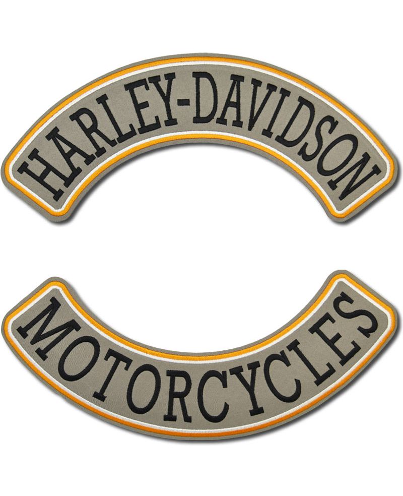 Naszywka duża Harley Davidson Motorcycle Rockers odblaskowa XXL na plecy