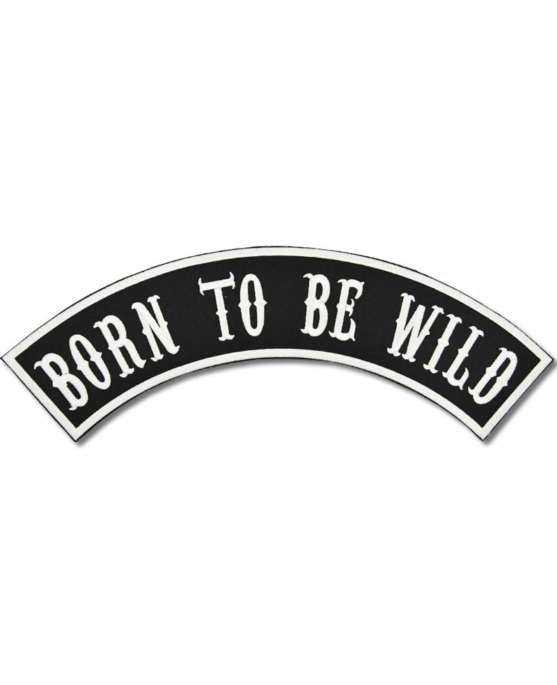 Naszywka Born to be Wild Rocker - XXL na plecy