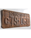 Tablica rejestracyjna USA Ohio 1933 Yellow c79-060