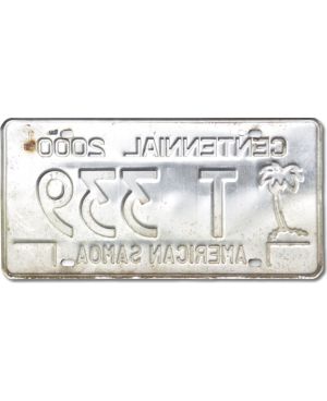 Tablica rejestracyjna American Samoa Centennial T 339