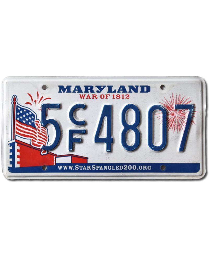 Tablica rejestracyjna USA Maryland Flag 5CF4807