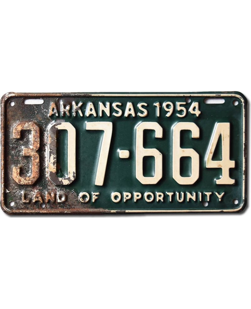 Americká SPZ Arkansas 1954 Opportunity 307-664