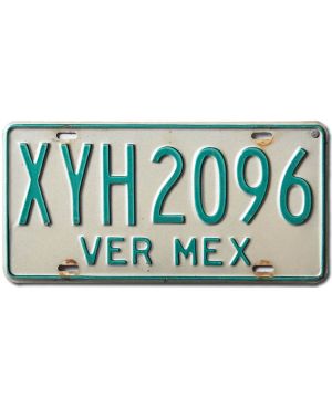 Mexická SPZ Veracruz 1992 XYH 2096