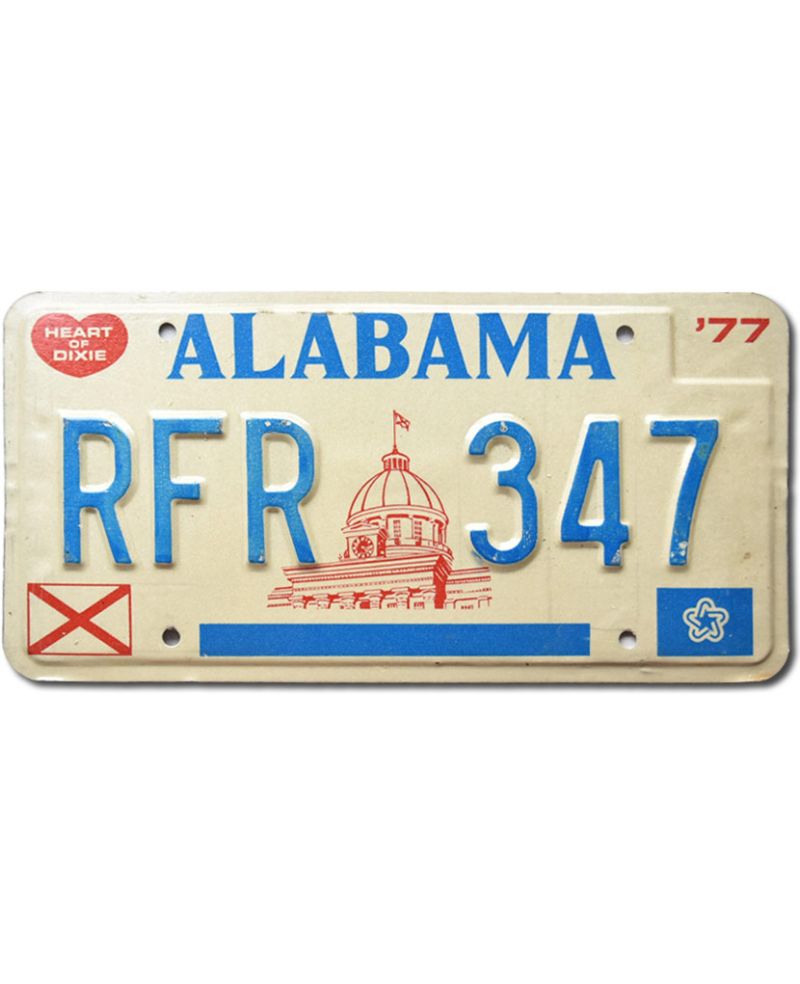 Tablica rejestracyjna USA Alabama Capitol RFR 347