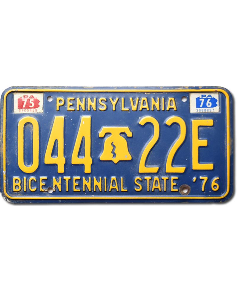 Americká SPZ Pennsylvania 1976 Bicentennial 044-22E