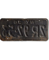Tablica rejestracyjna USA New York 1936 Black 2R 92.53