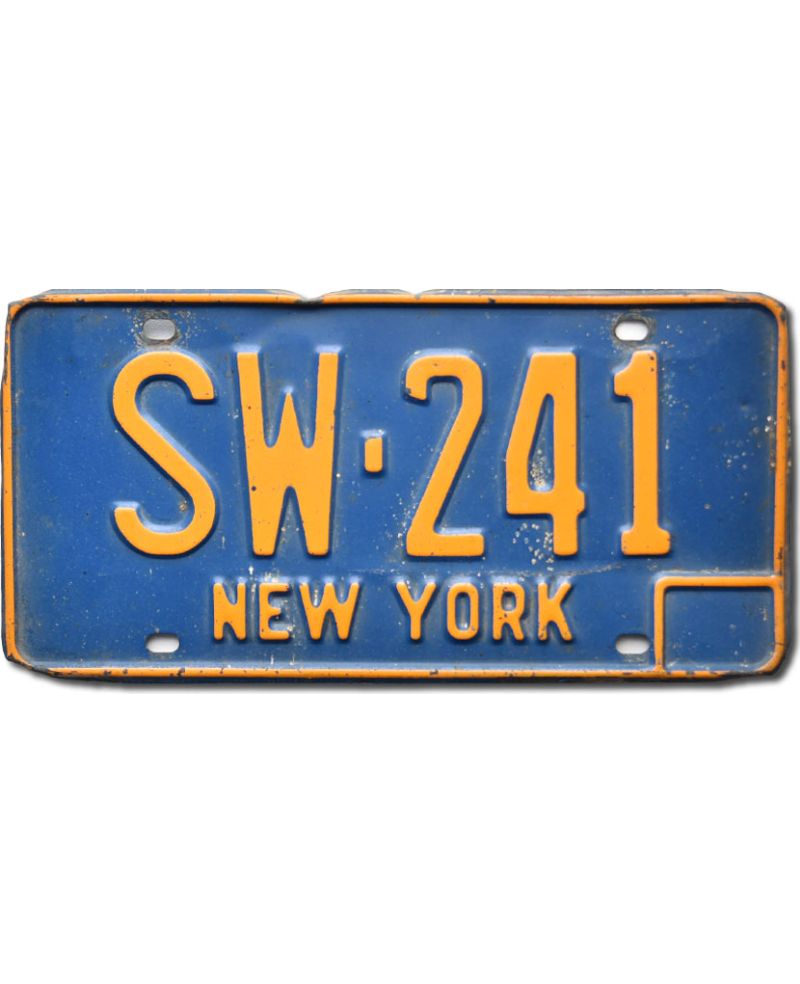 Tablica rejestracyjna USA New York Blue SW-241
