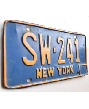 Tablica rejestracyjna USA New York Blue SW-241