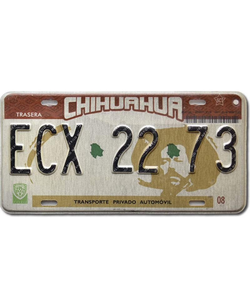 Mexická SPZ Chihuahua ECX-22-73