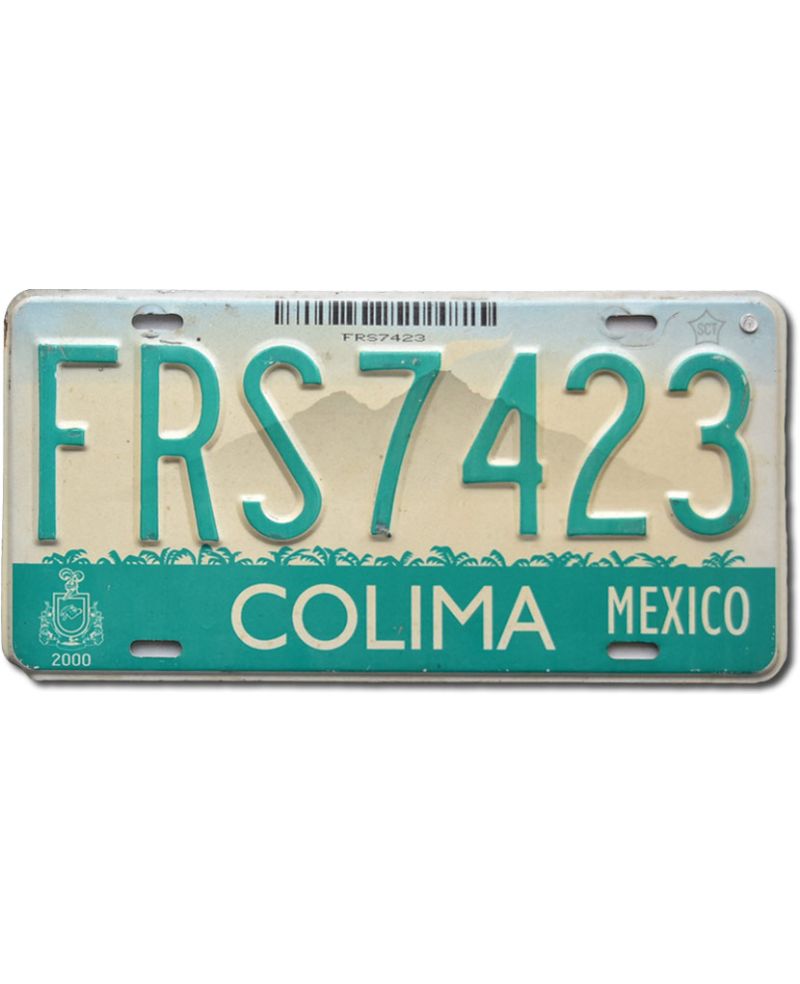 Mexická SPZ Colima FRS 7423