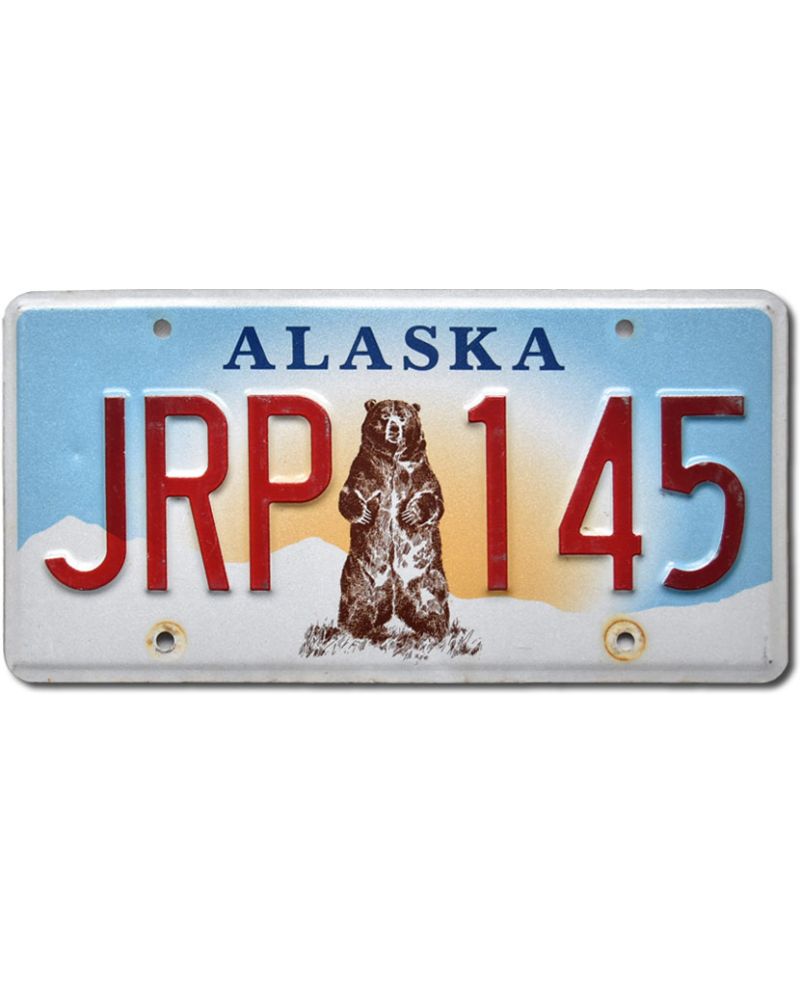 Americká SPZ Alaska Grizzly Bear JRP 145