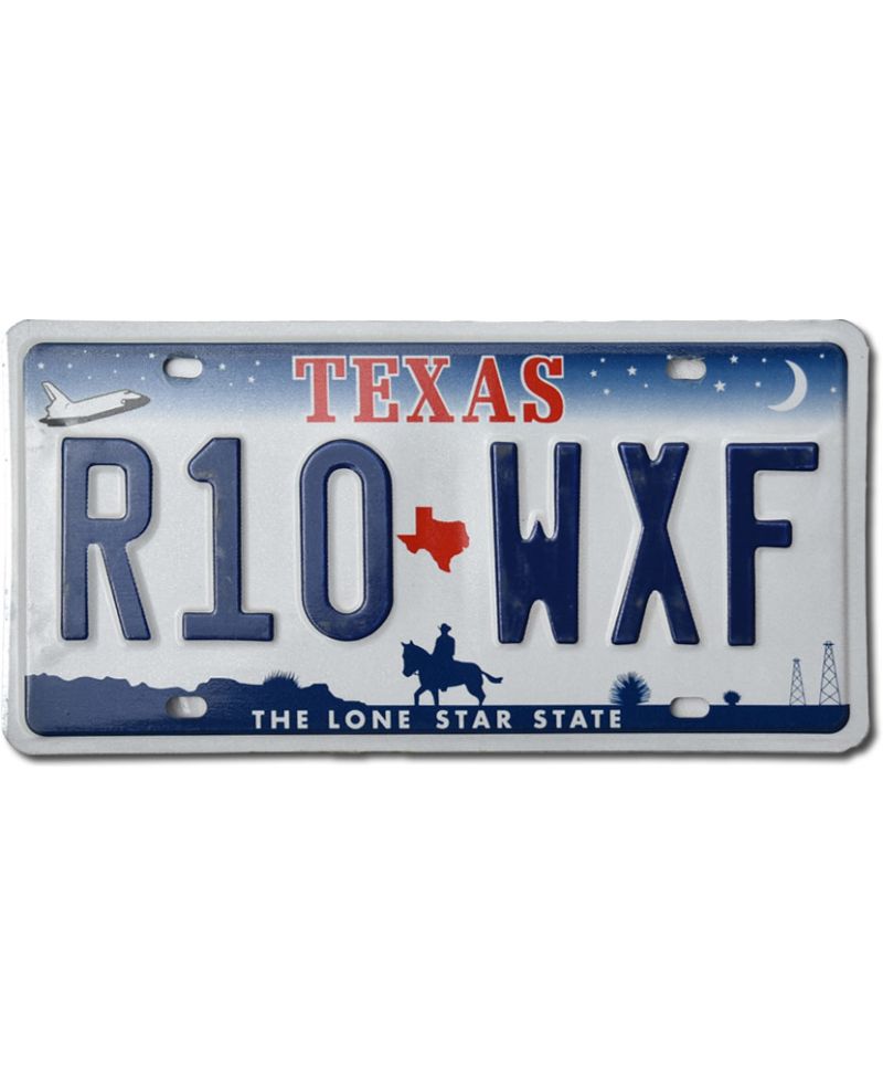Tablica rejestracyjna USA Texas Horse R10 WXF