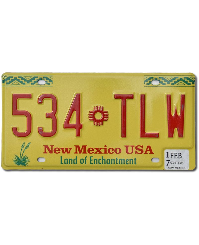Tablica rejestracyjna USA New Mexico Enchantment 534 TLW
