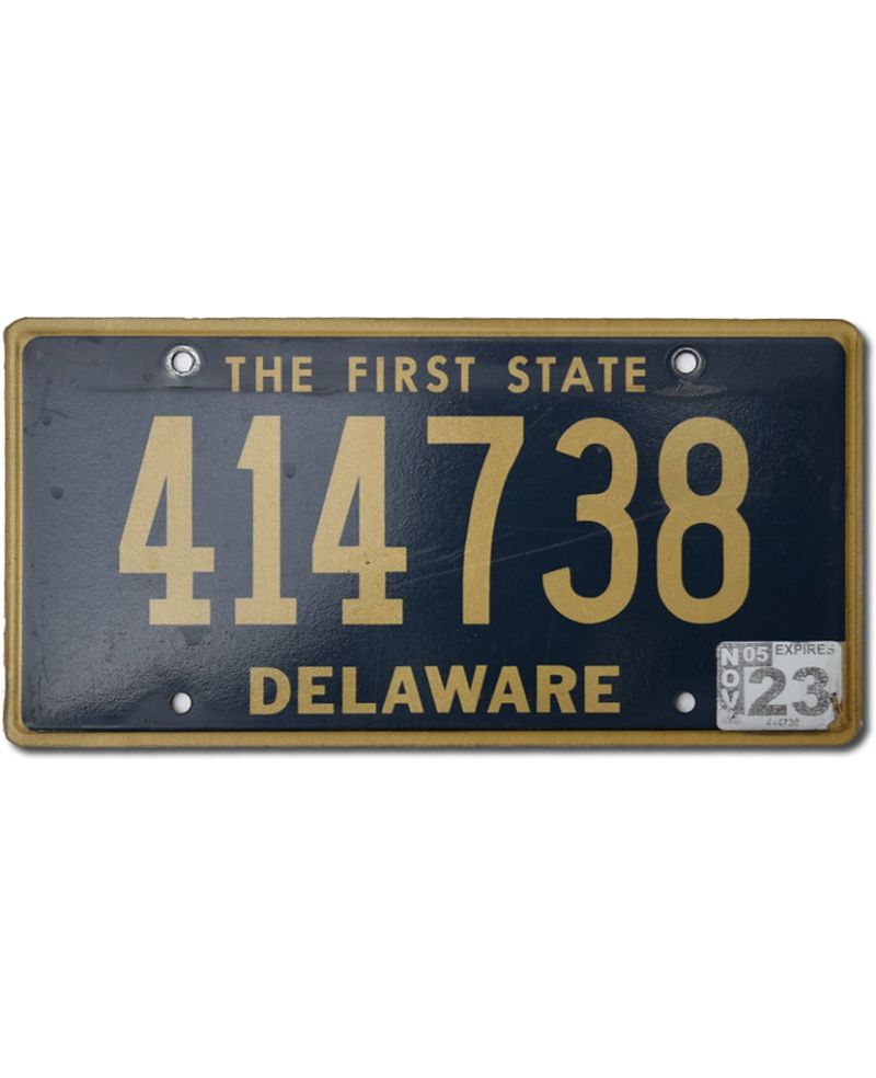 Tablica rejestracyjna USA Delaware The First State 414738