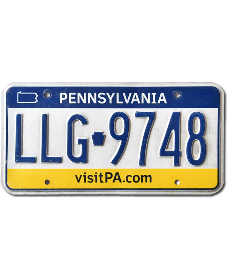Americká SPZ Pennsylvania Visit LLG 9748