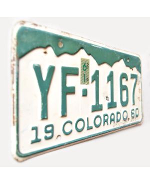 Americká SPZ Colorado 1960 Mountains YF-1167