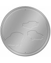 Tablica metalowa Route 66 Gas round 30 cm