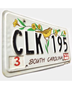 Americká SPZ South Carolina Bird CLK 195