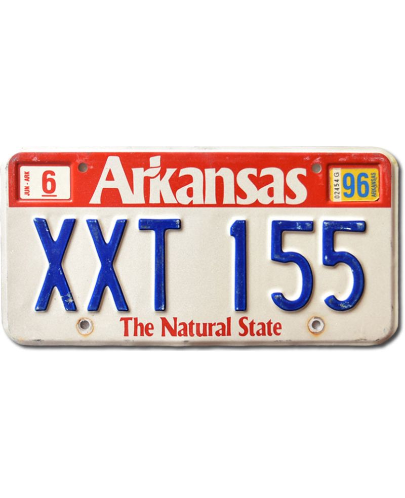 Americká SPZ Arkansas red