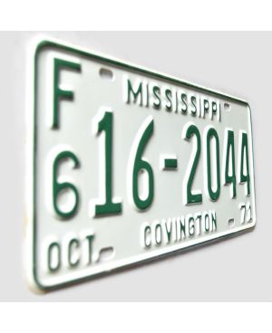 Americká SPZ Mississippi 1971 Farm Truck 16-2044