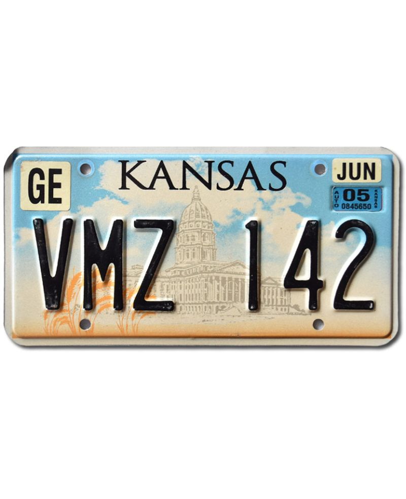 Tablica rejestracyjna USA Kansas Capitol
