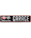 Plechová cedule Corvette Garage 45 cm x 10 cm