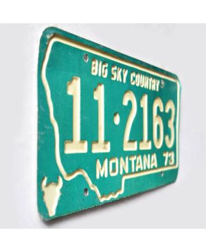 Tablica rejestracyjna USA Montana 1973 Big Sky Country 11.2163