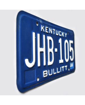 Americká SPZ Kentucky Blue 1984 Bullit JHB-105