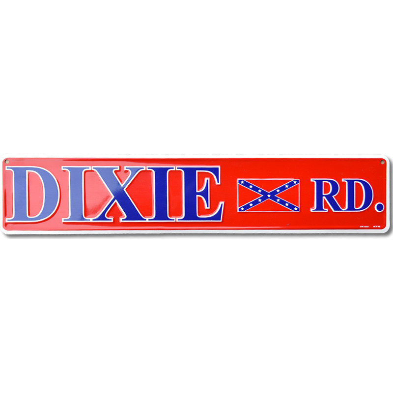 Tablica metalowa Dixie Road 60 cm x 13 cm