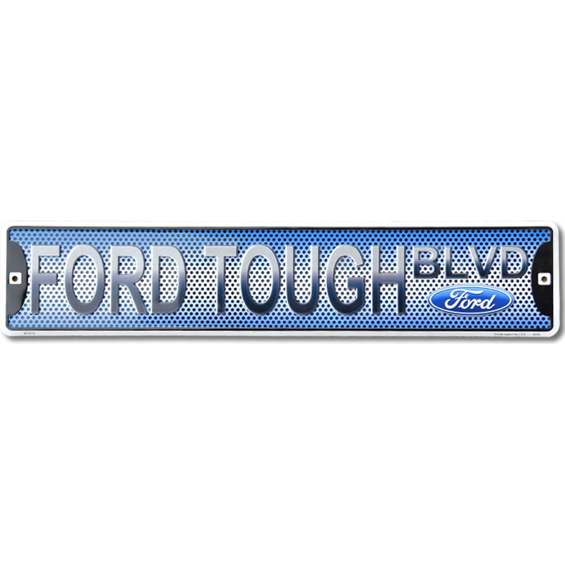 Tablica metalowa Ford Tough BLVD 60 cm x 13 cm