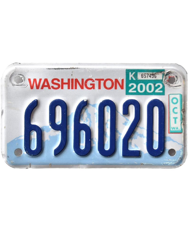 Motocyklowa Tablica Rejestracyjna USA Washington 696020
