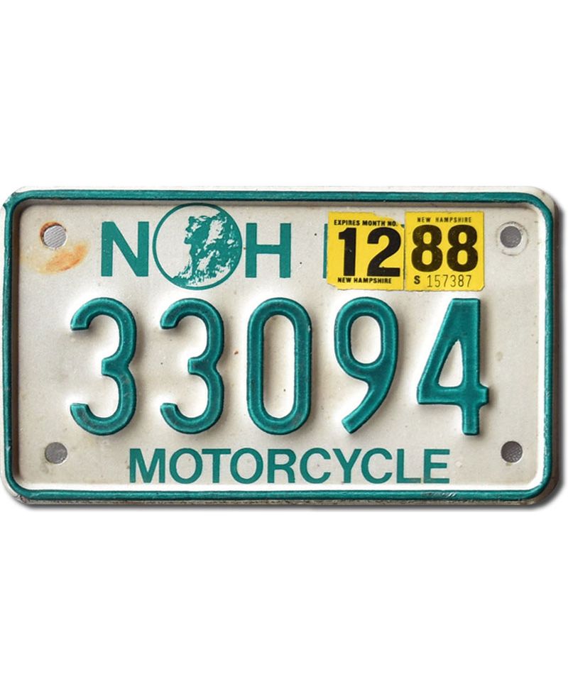 Moto americká SPZ New Hampshire 33094