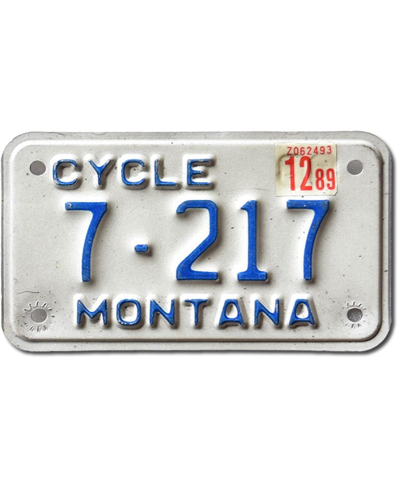 Moto americká SPZ Montana 7-217