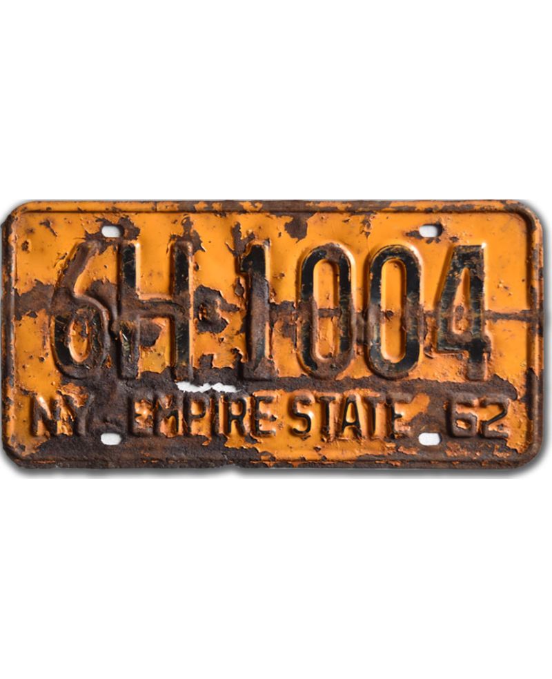 Tablica rejestracyjna USA New York 1963 Empire State 6H.1004