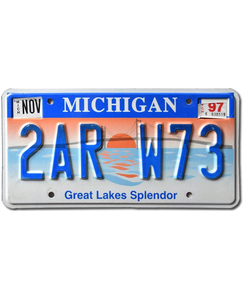 Americká SPZ Michigan Great Lakes Splendor 2AR W73