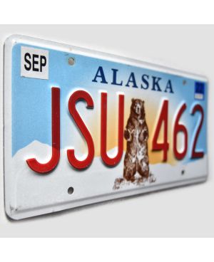 Americká SPZ Alaska Grizzly Bear JSU 462