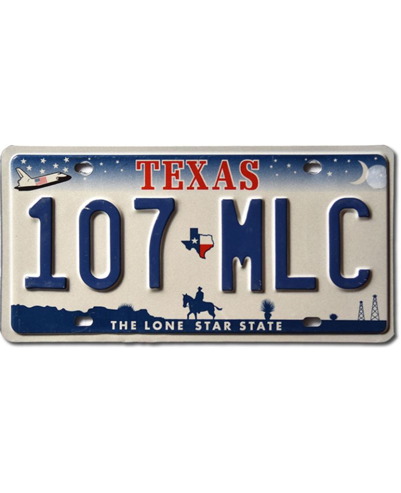 Americká SPZ Texas Horse 107 MLC